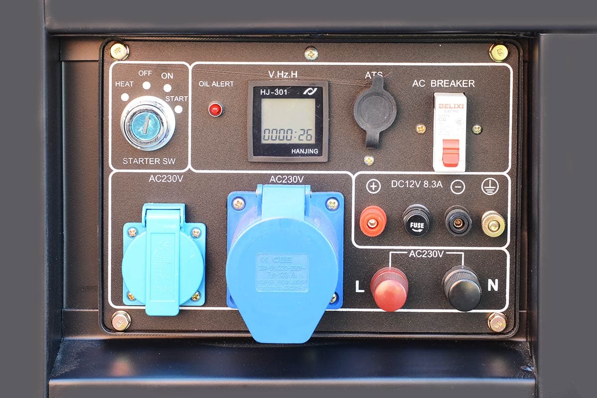 Дизель генератор TSS SDG 7500EHA в кожухе 1200, фотография 2