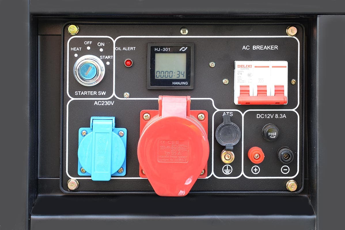 Дизель генератор TSS SDG 7500EH3A в кожухе 1200, фотография 2