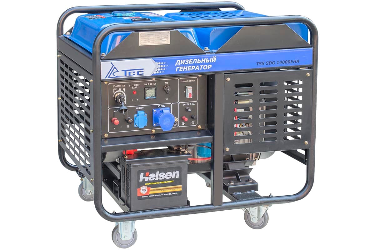 Дизель генератор TSS SDG 14000EHA в кожухе 1600, фотография 5