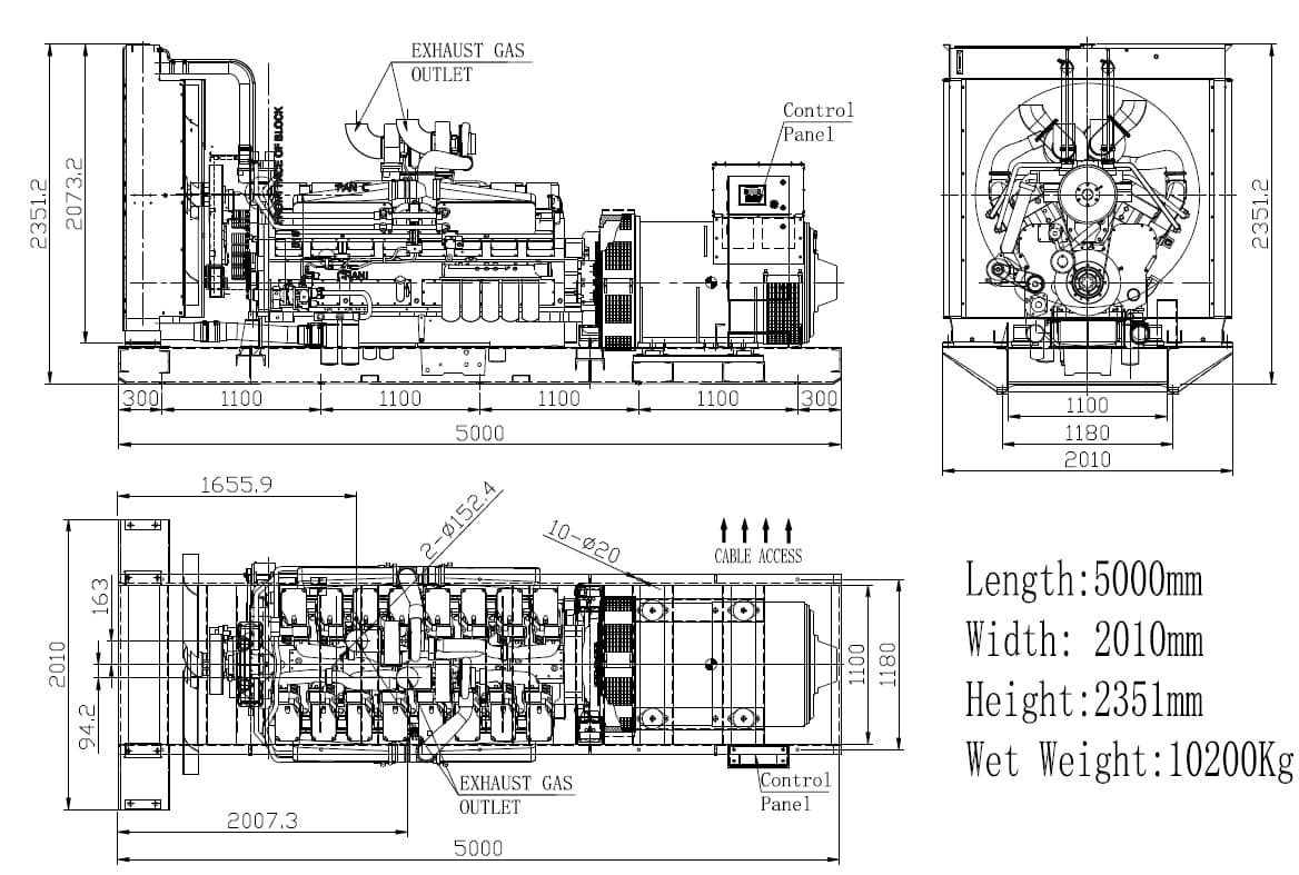 Дизельный генератор ТСС АД-1000С-Т400-1РМ15, фотография 3